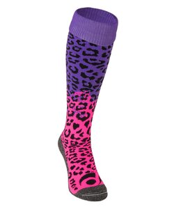 Socks Cheetah Pink/Purple