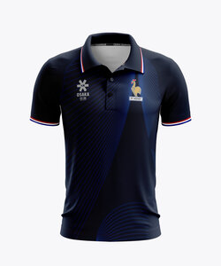 FFH WMN POLO JERSEY NAVY