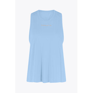 WOMEN LUNA CROSS TANK SILVER BLUE