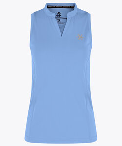 Women Court Tank Top Silver Blue