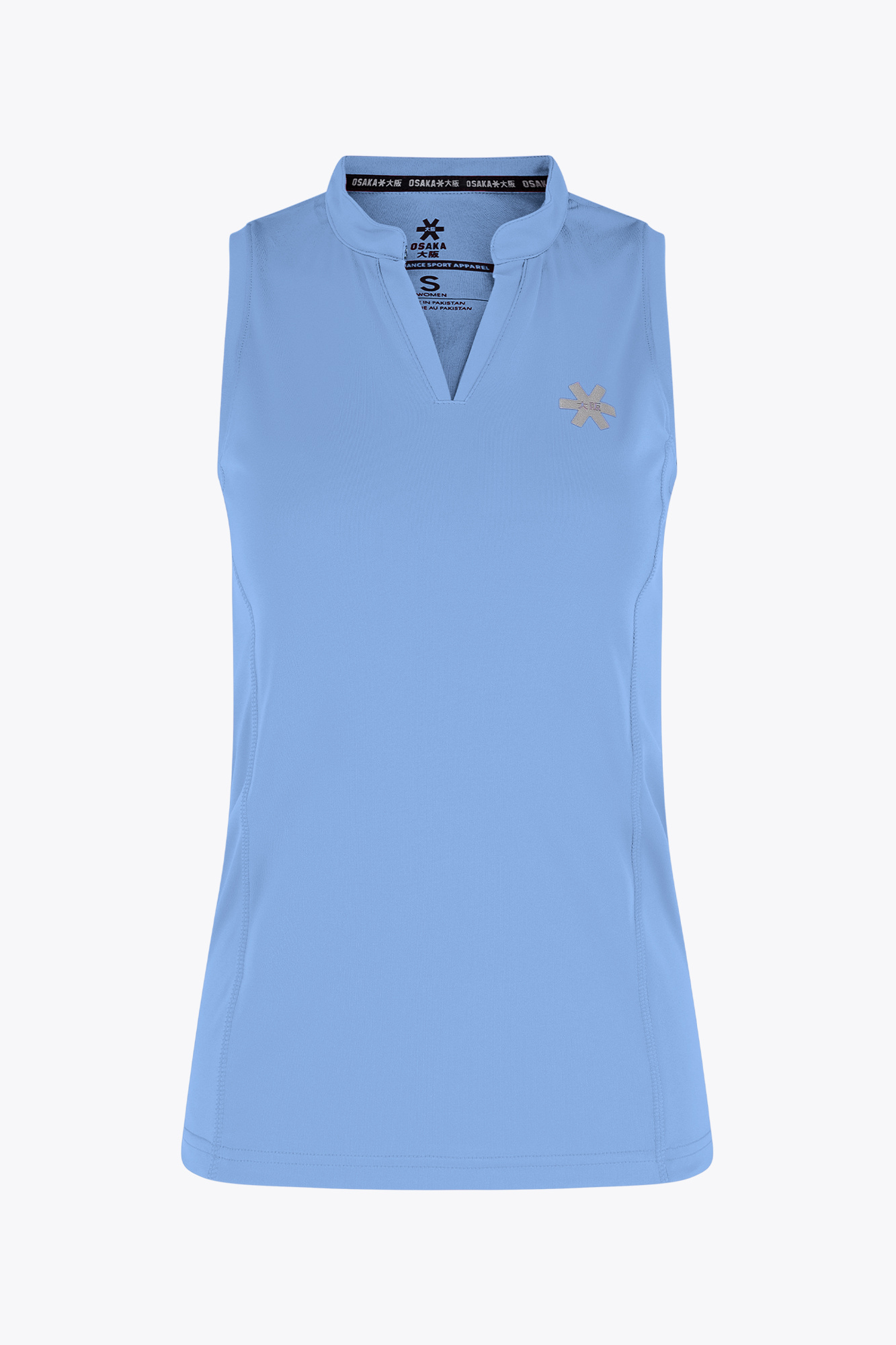 Osaka Women Court Tank Top Silver Blue