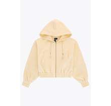 Women full zip hoodie cropped