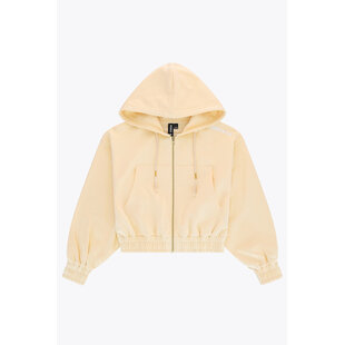 Women full zip hoodie cropped