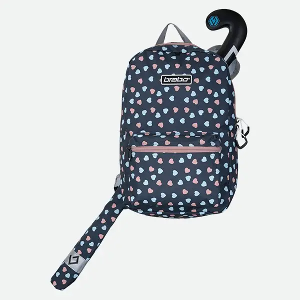 Brabo Backpack Storm Hearts Grey
