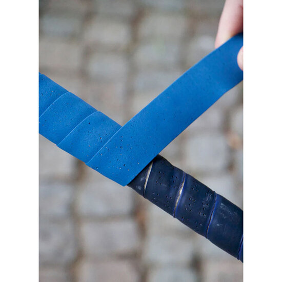 Ribbon Cork Grip Blue