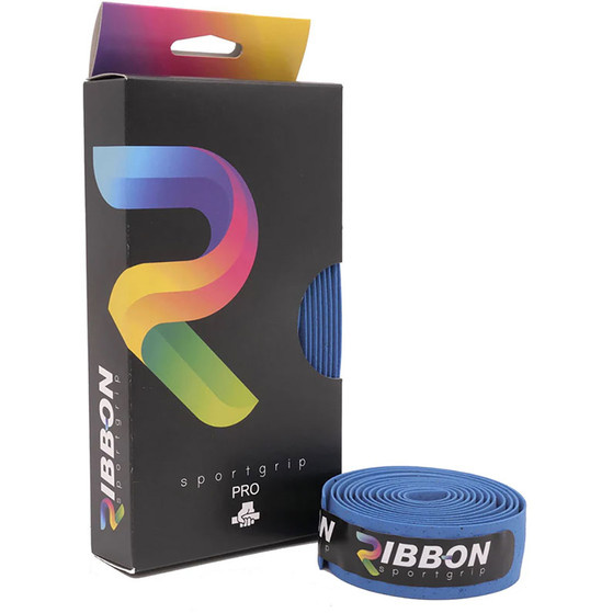 Ribbon Cork Grip Blue