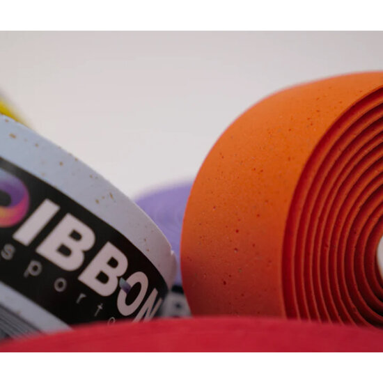 Ribbon Cork Grip Orange