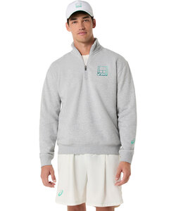 Court Core Graphic Half Zip Sweater