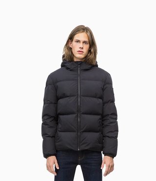 Men's puffer jacket black