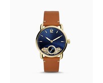 Dames horloge met lederen bandje