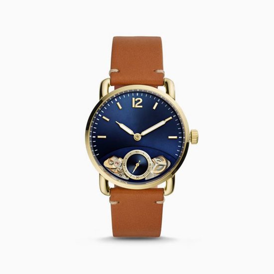 Mustang Dames horloge met lederen bandje