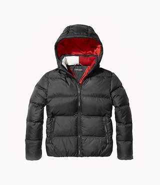 Children's down jacket with zipper