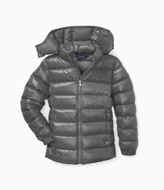 Puffer jacket with detachable hat child