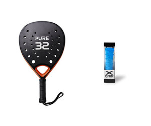 Pure32 Padel - Padel de padel avec grip Hesacore - Type D55 - 2022