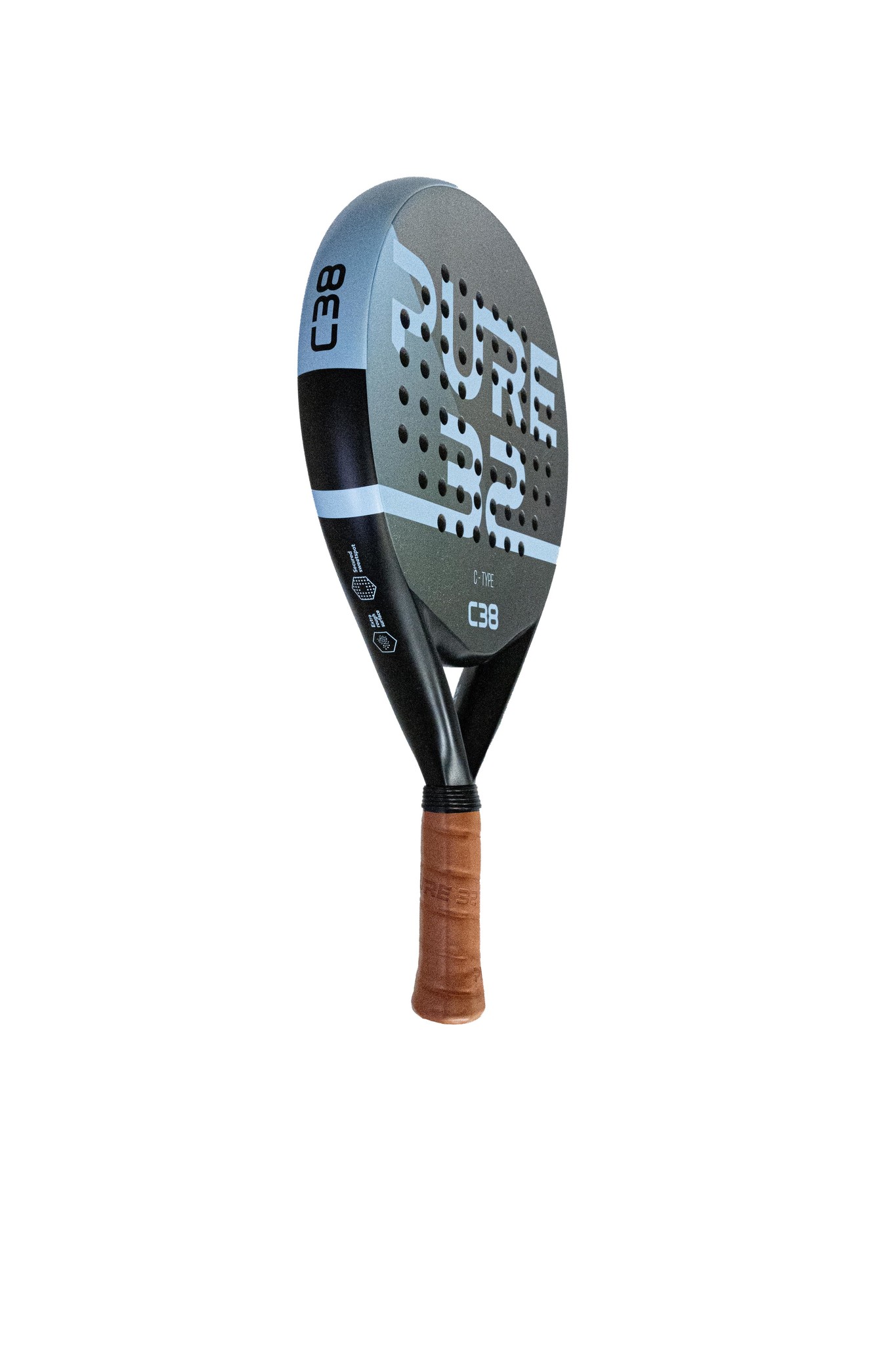 Pure32 Type C38 – 38mm Padel Racket met Controle & Power | Pure32 Padel