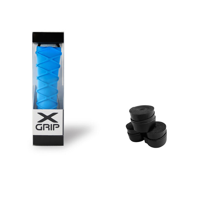 X-grip con 3x Pure32 overgrips