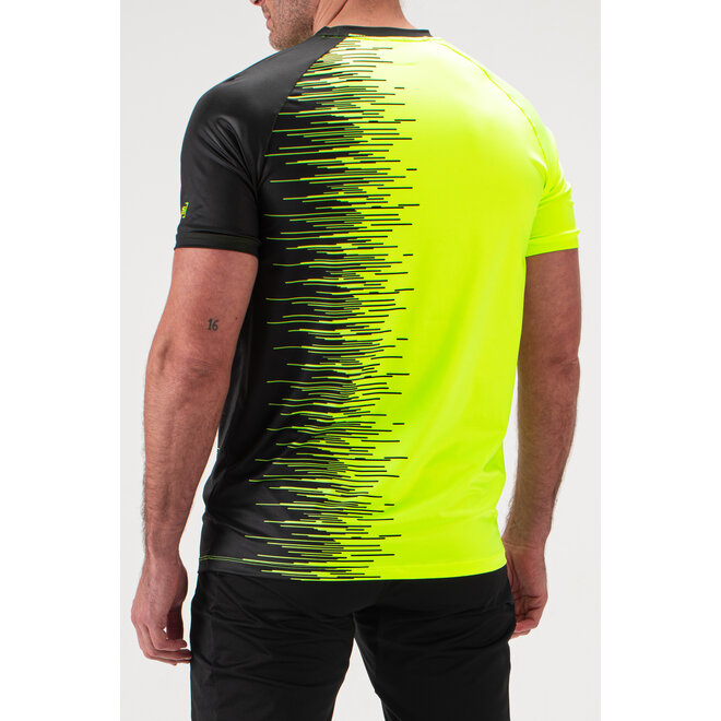 Updike Man Padel tee acid yellow