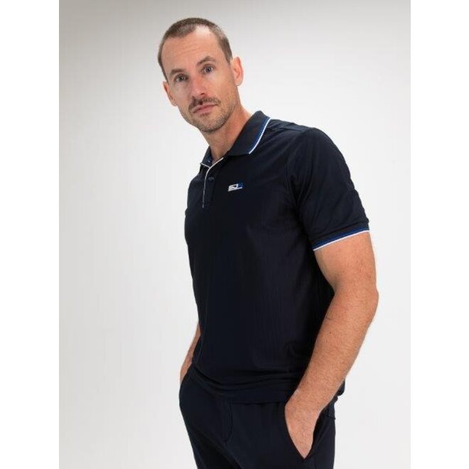 Cense Heren Padel polo Dark Blue