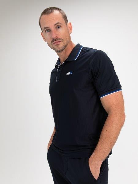 Cense Men Padel polo Dark Blue