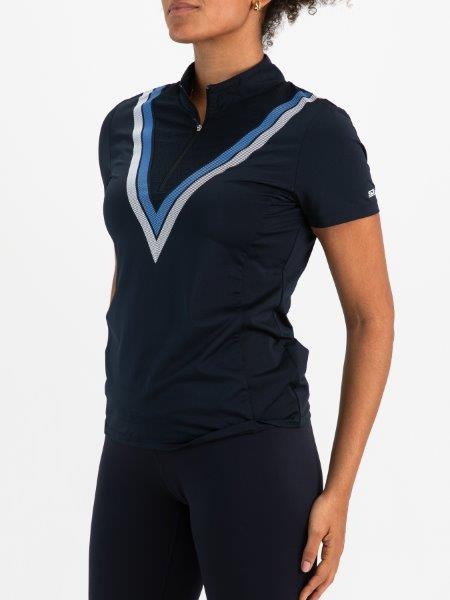 Danische Dames Padelpolo Dark Blue