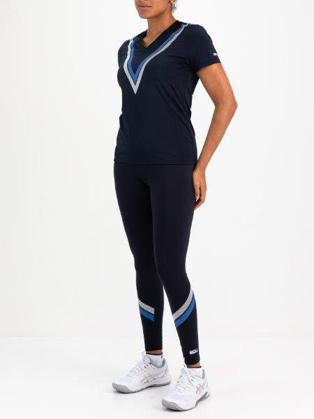 Evelinn Lady Padel Shirt Dark Blue