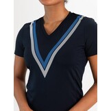 Evelinn Lady Padel Shirt Dark Blue