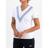 Evelinn Dames Padel Shirt Real White