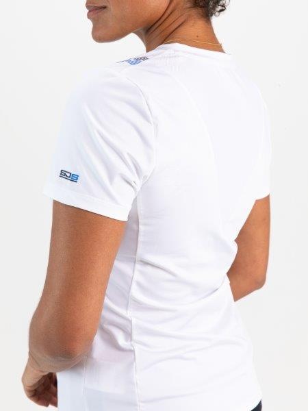 Evelinn Mujer Padel Shirt Real White