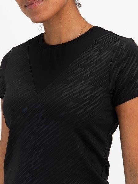 Summer Lady Padel Shirt Black