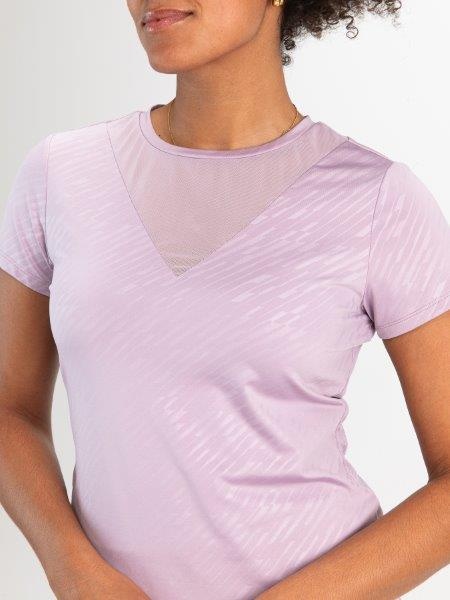 Summer Lady Padel Shirt Powder Pink
