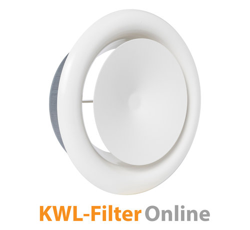 KWL-FilterOnline Tellerventil Zuluft Ø 125 mm. Metall