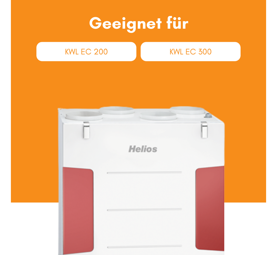 Helios KWL EC 200/300 ECO/PRO/W - Filterklasse F7