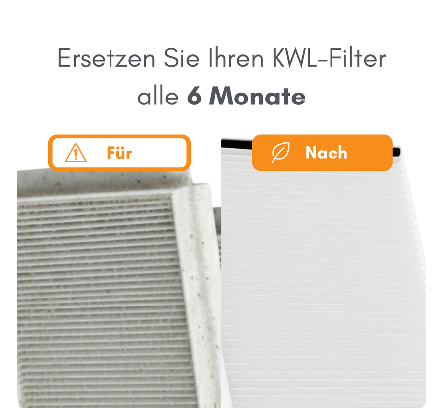 Zehnder ComfoAir E 350 - Filter class G4