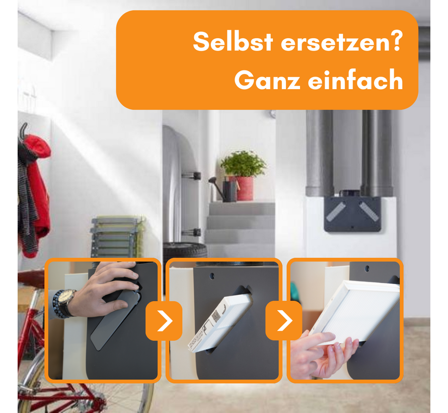 Zehnder ComfoAir E 350 - Filterklasse G4