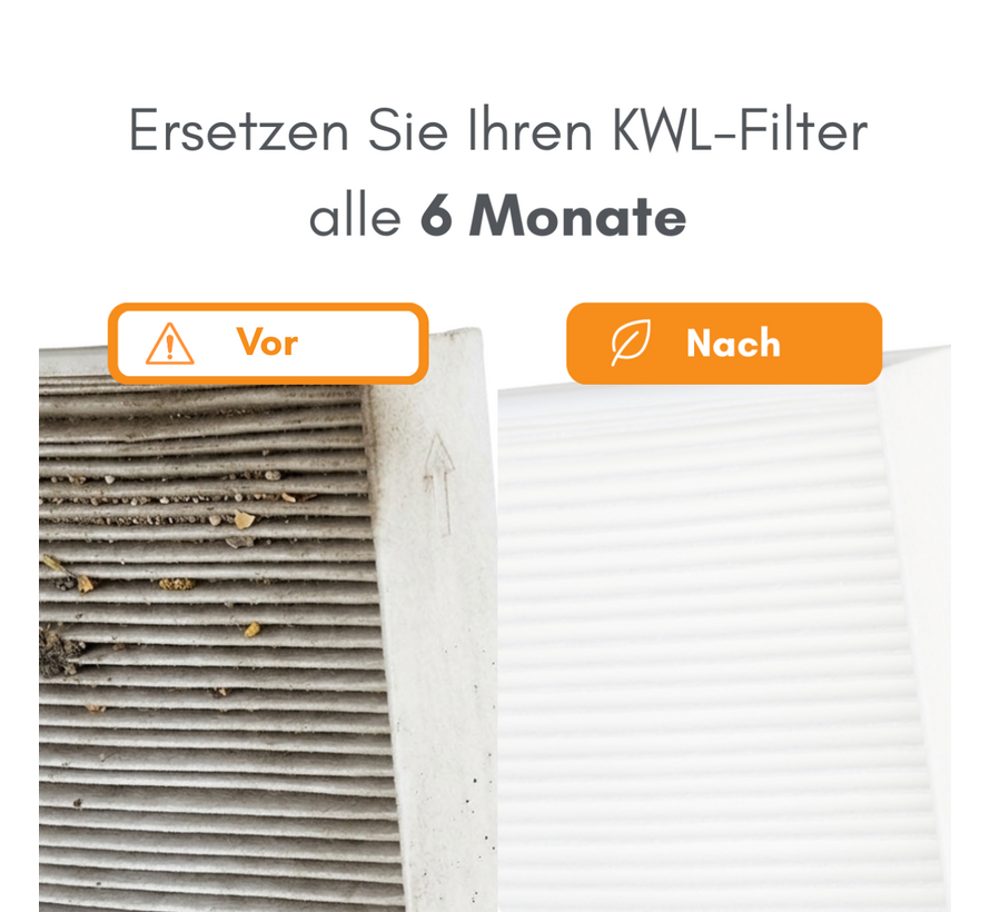 Helios KWL EC 200/300 ECO/PRO/W - Filter class F7