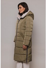 Rino pelle Keilafur long padded hooded coat