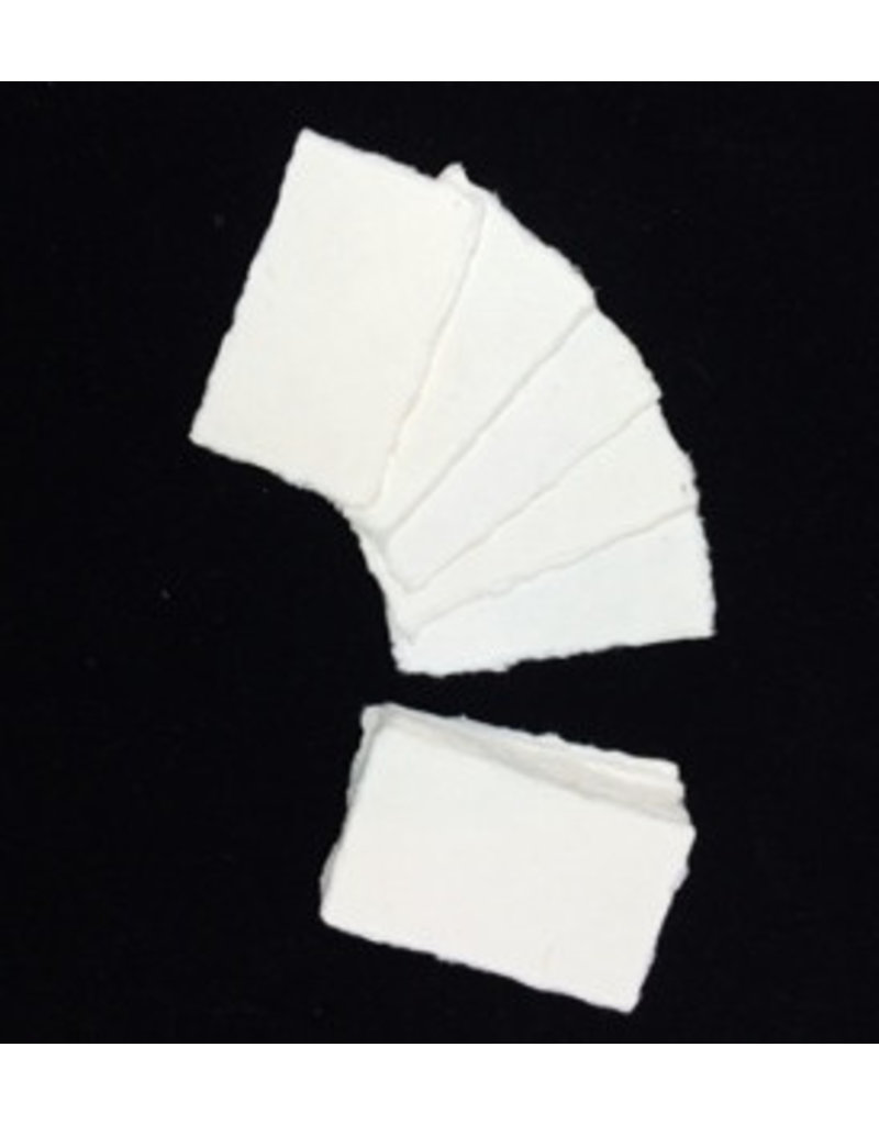 Lot de 50 cartes de papier mulberry 9x5cm