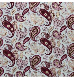 AE139 Baumwollpapier, Paisley Aufdruck