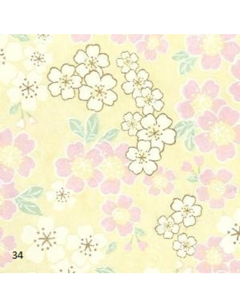 Japanese paper with blossom print