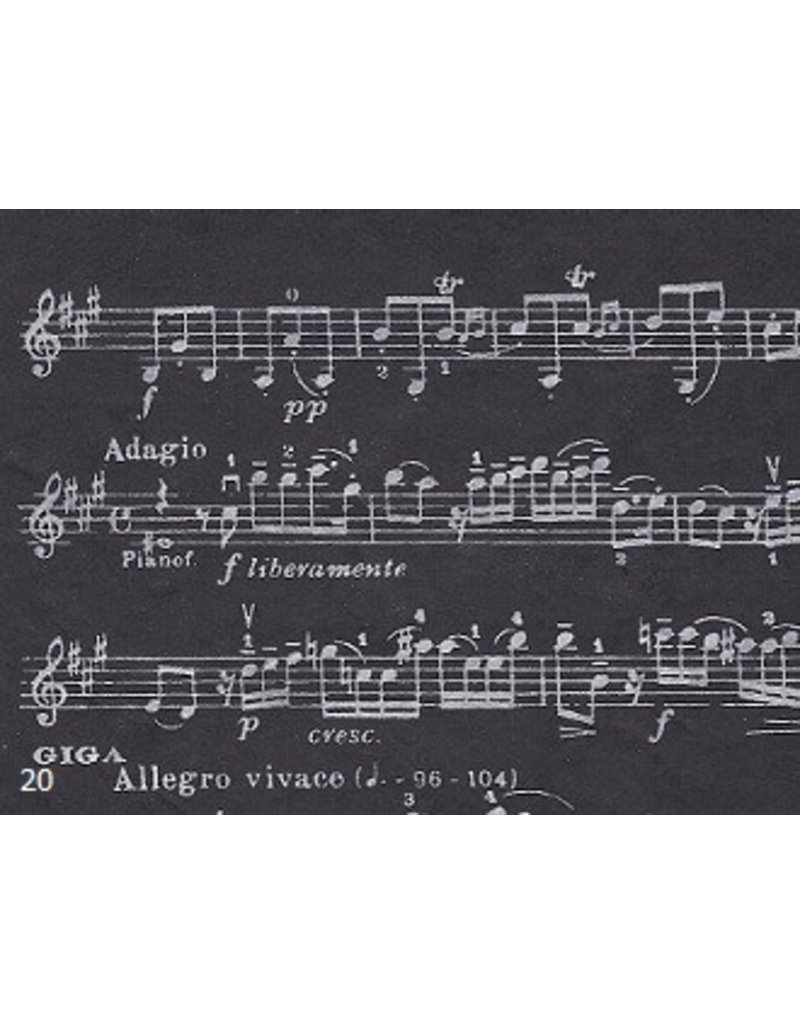 Loktapapier mit Notenbalken-Aufdruck