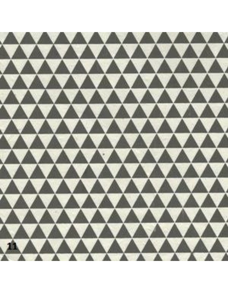 Lokta paper triangles print