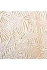 Papier mûrier avec motif de feuilles gaufrées