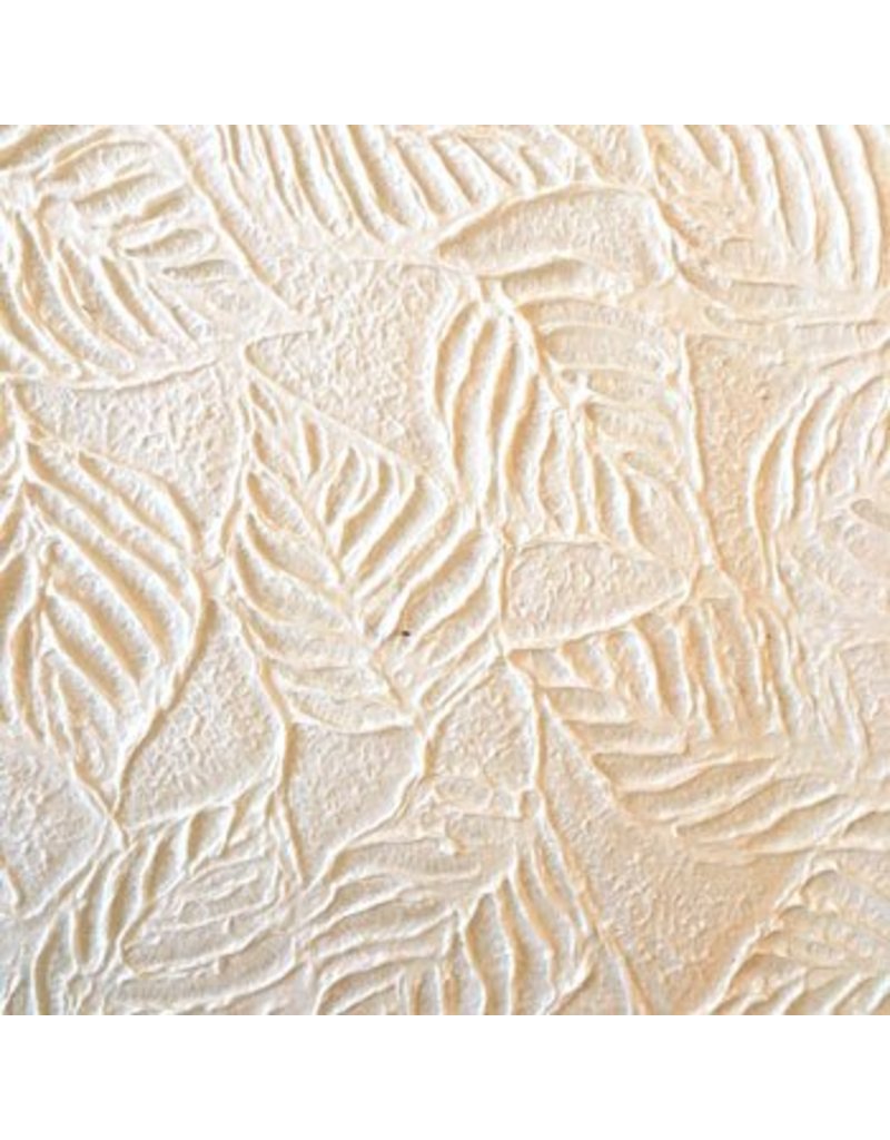 Mulberry paper with embossed leafs pattern