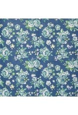 Cotton paper floral print