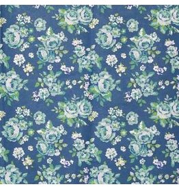 AE186 Cotton paper floral print