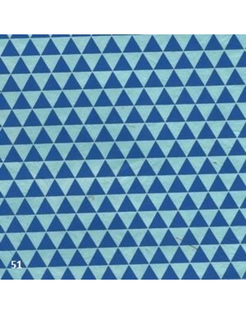 Lokta paper triangles print