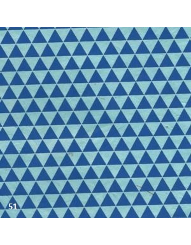 Papier Lokta avec impression des triangles