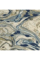 NE222 - Lokta paper with a marbled print