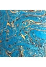 NE222 - Lokta paper with a marbled print