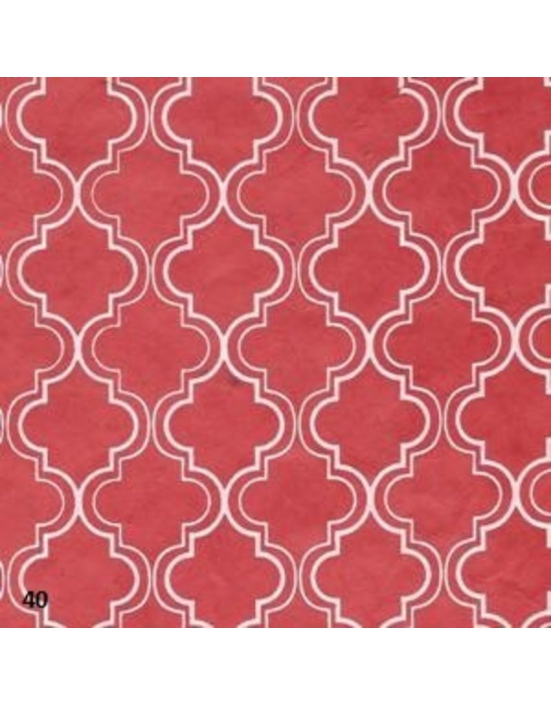 NE752 - Lokta papier met retro print